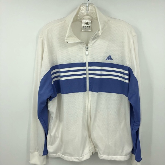 adidas Other - Vintage Men’s Adidas XL White Mesh Track Jacket